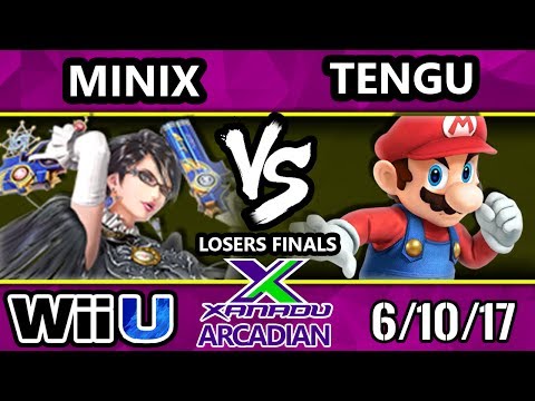 Smash 4 - Minix (Bayonetta) Vs. Tengu (Mario) Spring Arcadian Losers Finals