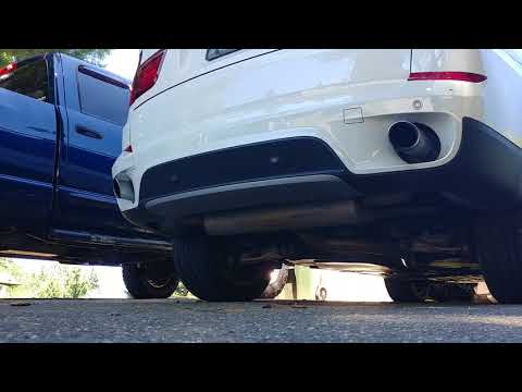 E70 X5 35d with ATM exhaust w DOC