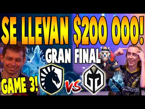 LIQUID vs GLADIATORS [GAME 3] BO5 - GRAN FINAL🏆 "Se Llevan $200 000" - LIMA MAJOR 2023 DOTA 2