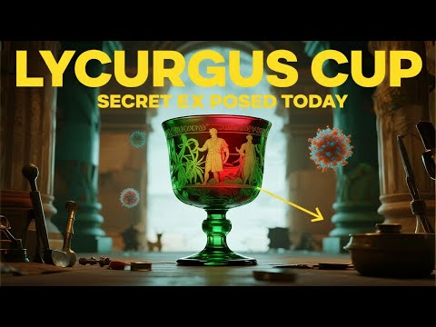 The Legend of the Lycurgus Cups Nanotechnology | Color-Changing Glass Mystery EXPLAINED | History