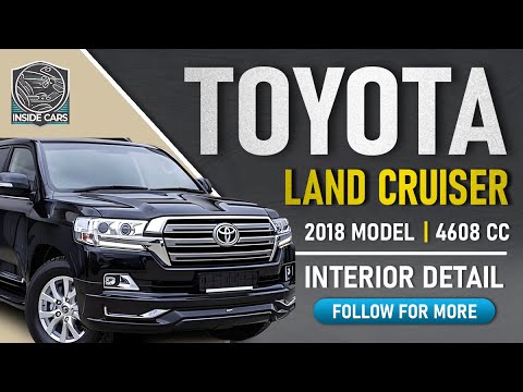 Toyota Land Cruiser V8 | 2018 Model | 4608 CC | Interior Detail #insidecars #toyota #landcruiser