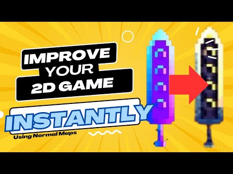 IMPROVE Your 2D Game INSTANTLY With Normal Maps! #gamedev #pixelart