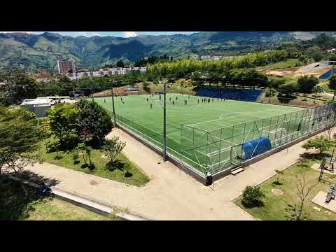 Polideportivo de Girardota - Antioquia - Colombia (Vista aérea)
