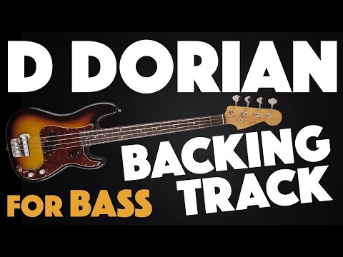 D Dorian Backing Track For Bass