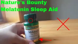 ✅  How To Use Natures Bounty Melatonin Sleep Aid