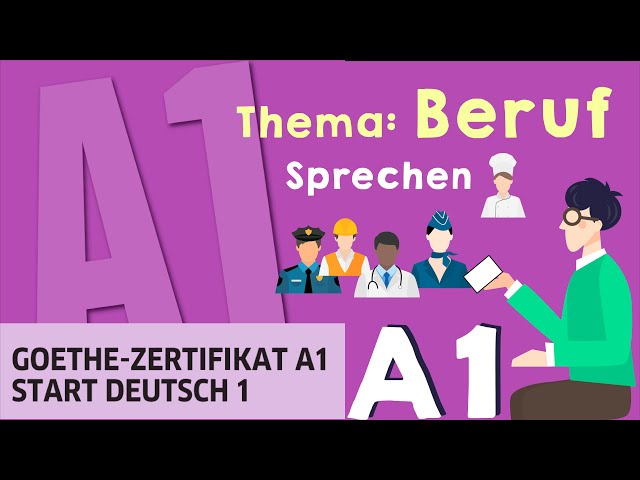 Start Deutsch A1 - Sprechen Teil 2 (Thema:Beruf)