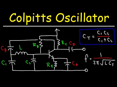 Colpitts Oscillator NPN Transistor Circuit