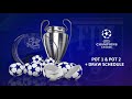 The 2021/22 UEFA Champions League Round of 16 Draw Pots