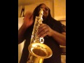 JAZZ DRUMMER ALPHONSE MOUZON ON ALTO SAX PLAYING "MOMENTS NOTICE" 10-30-2014