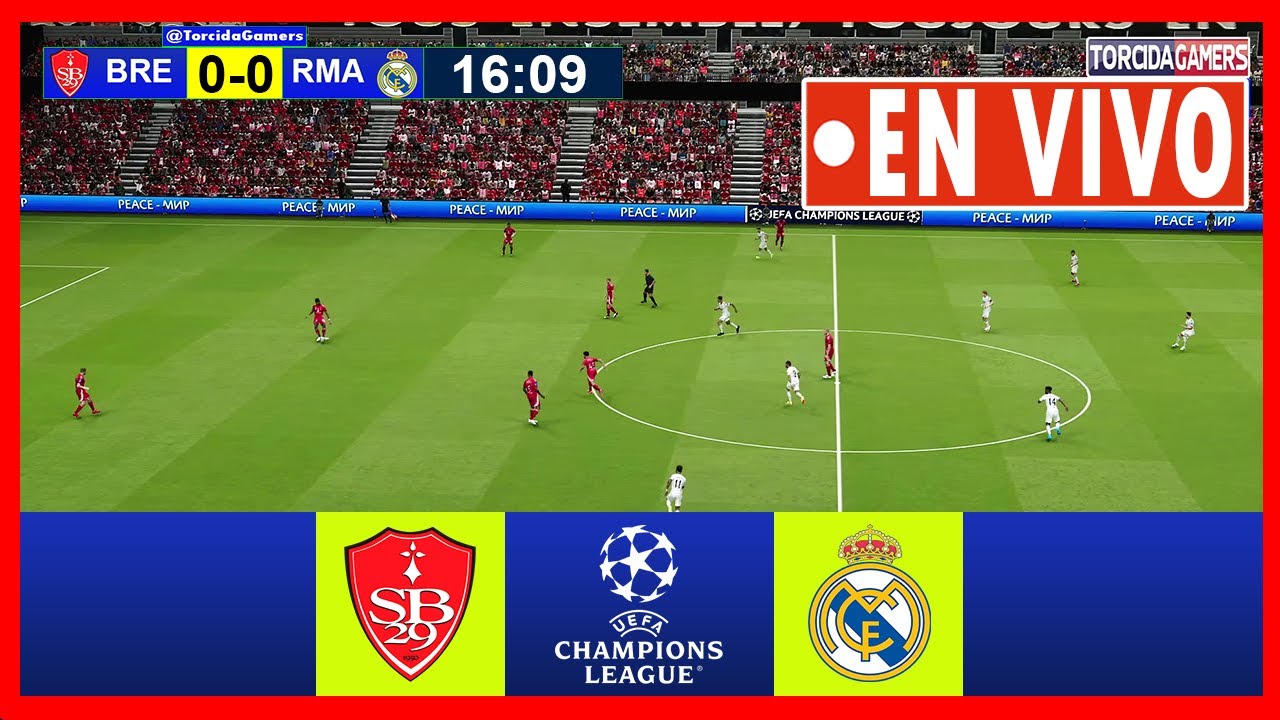 [EN VIVO] BREST VS REAL MADRID | LIGA DE CAMPEONES UEFA 24/25 | PARTIDO EN VIVO HOY