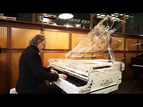 Michael Allen Harrison Performing "The Awakening" on Schimmel Art Case K213 Plexiglass Grand Piano