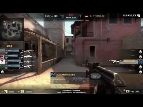 AliGon vs ALTERNATE on de_mirage @ DreamHack Summer 2014 Qualifiers Semi Final (CS:GO ALI vs ALT)