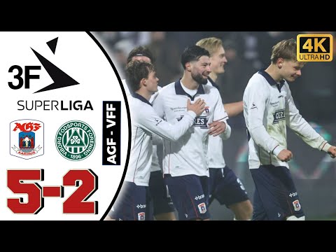 Aarhus AGF Vs Viborg FF 5-2 3F Superliga Highlights | Aarhus Viborg