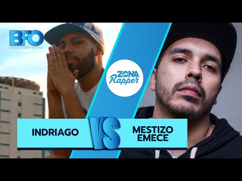INDRIAGO VS MESTIZO  - BATALLA PRIMERA RONDA - BFO -  BATALLA DE FREESTYLE ONLINE -  ZONA DE RAPPER