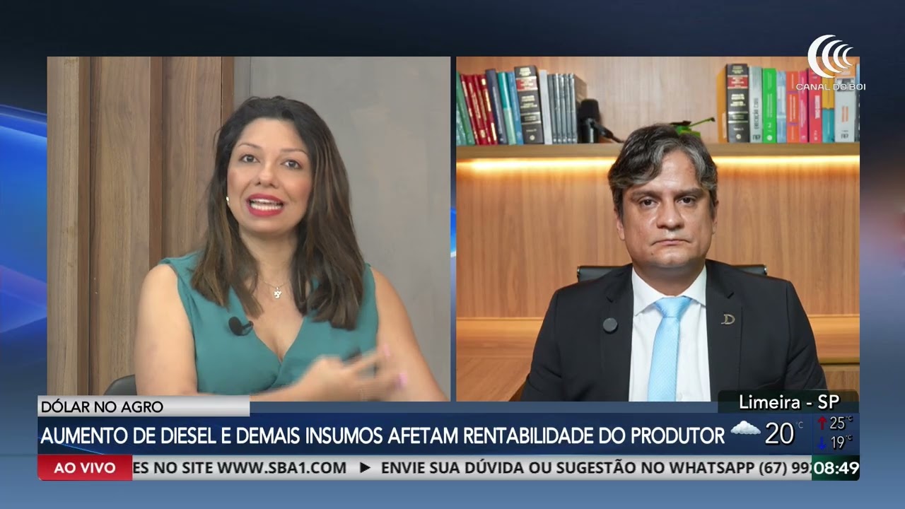 Alta do dólar, diesel e insumos afetam a rentabilidade do produtor