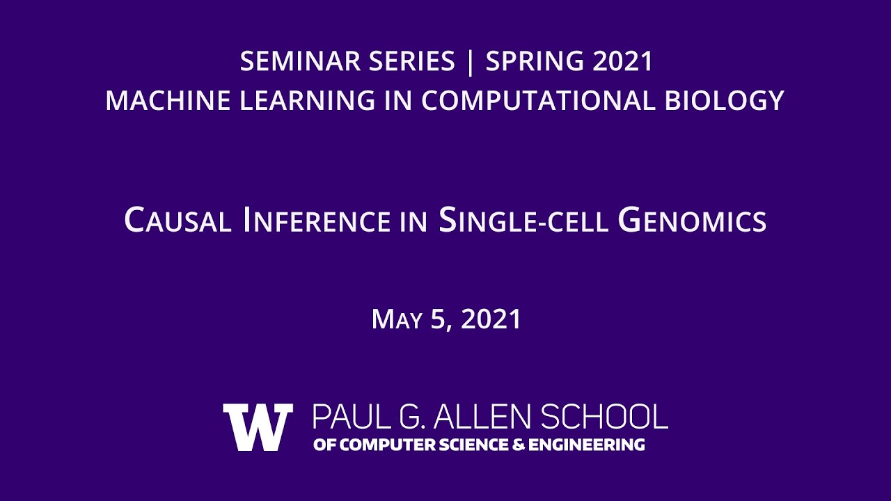 Causal Inference in Single-cell Genomics (Yongjin Park, University of British Columbia)