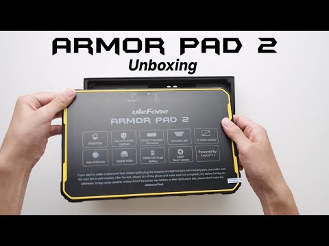 ULEFONE ARMOR PAD 2 | New Stylish Powerful Rugged Tablet 2023 Official Unboxing & Hands-on Video !!