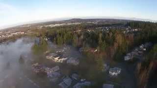 preview picture of video 'Sunrise over Bellingham wa DJI  Phantom 1st flight'