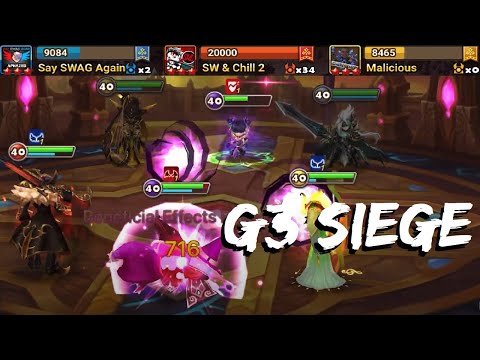 Fei Brings the KUNG FU COMBOS!! vs. SW & Chill 2 and Malicious (G3 Siege - Summoners War)