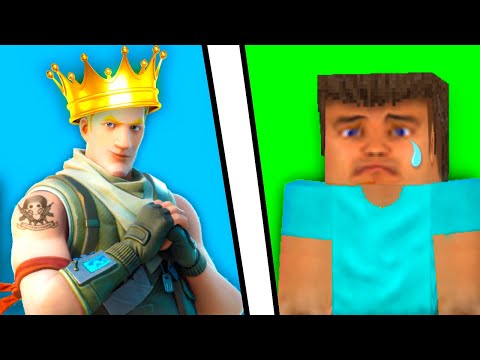JOME DESTROYS MINECRAFT with Fortnite?!