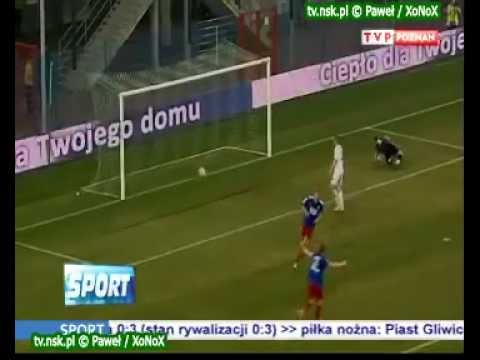 tv.nsk.pl 2012-03-23 Piast Gliwice - Warta Poznań 3-0 (1-0) bramki relacja