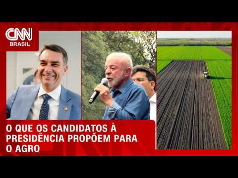 Veja o que Flávio Bolsonaro e Lula propõe para o agro | CNN AGRO NEWS