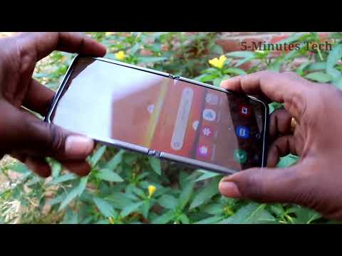 How to hide camera cutout in Samsung Galaxy Z Flip