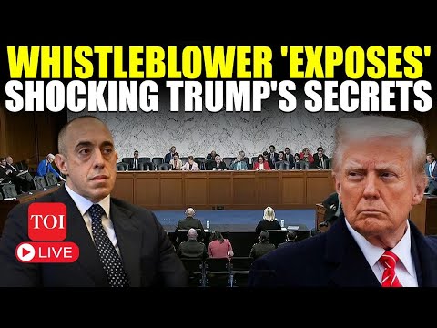 US LIVE | U.S. Whistleblower 'EXPOSES' Trump Secrets In Full Hearing | Shockwaves In Capitol