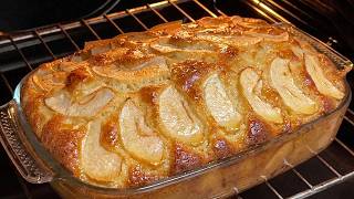 Alles vermischen und backen! Berühmter deutscher Apfelkuchen in 5 Minu