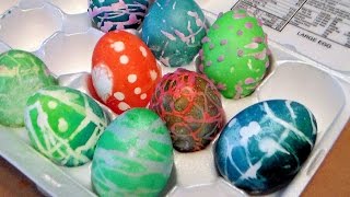 Easter Egg Decorating Technique (Batik Wax Method) - Video 2