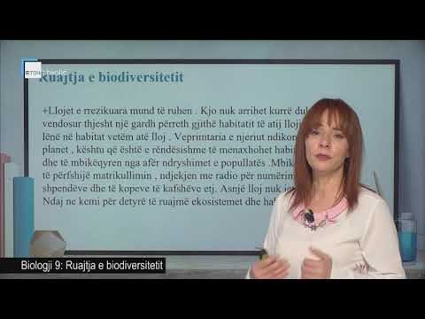 Biologji 9 - Ruajtja e biodiversitetit
