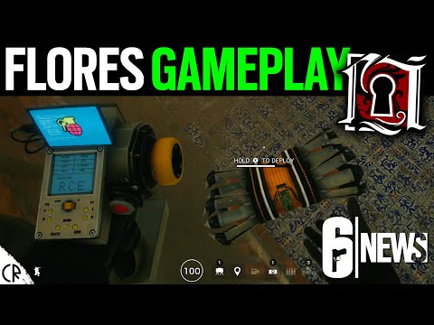 Flores Gameplay & Gadget Overview - Crimson Heist - 6News - Rainbow Six Siege