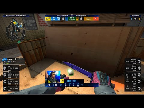 INSANE FANS REACTION TO clutch from perfecto to win map vs FAZE