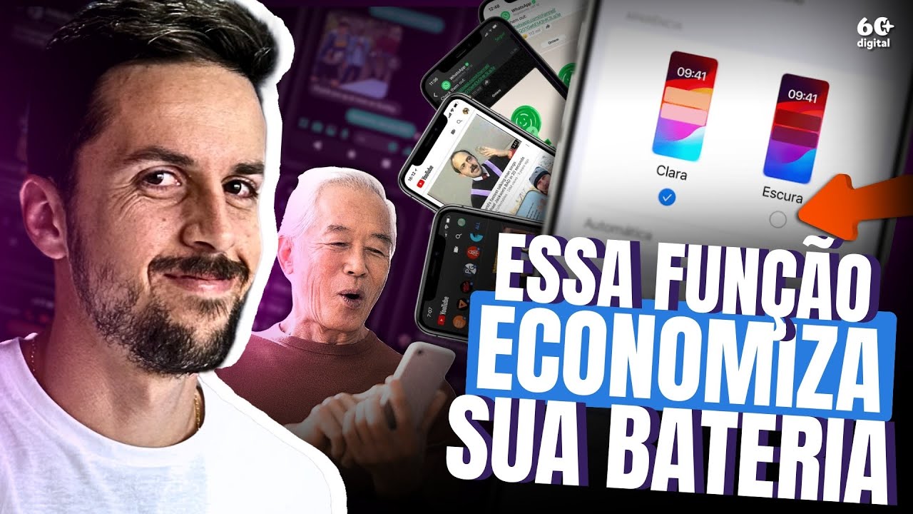 COMO ATIVAR O MODO ESCURO NO CELULAR