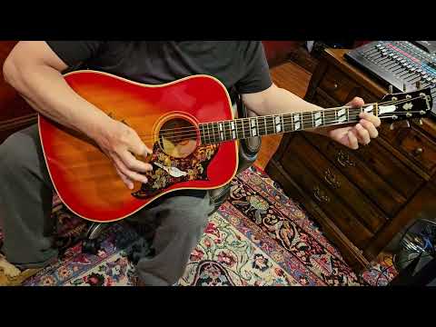 Gibson Dove 1968 - Cherry Sunburst image 9