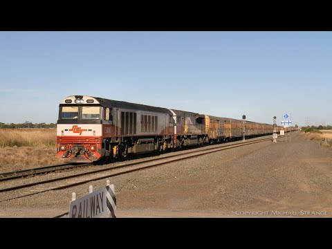 2PM9 SCT Freight Train At Gheringhap (19/2/2021) - PoathTV Australian Railways