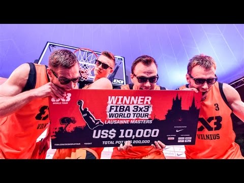 FIBA 3x3 World Tour winners from Lausanne - Vilnius
