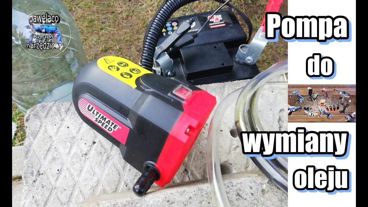 Pompa z LIDLA do wymiany oleju w samochodzie, będziesz Pan zadowolony # TEST w TERENIE