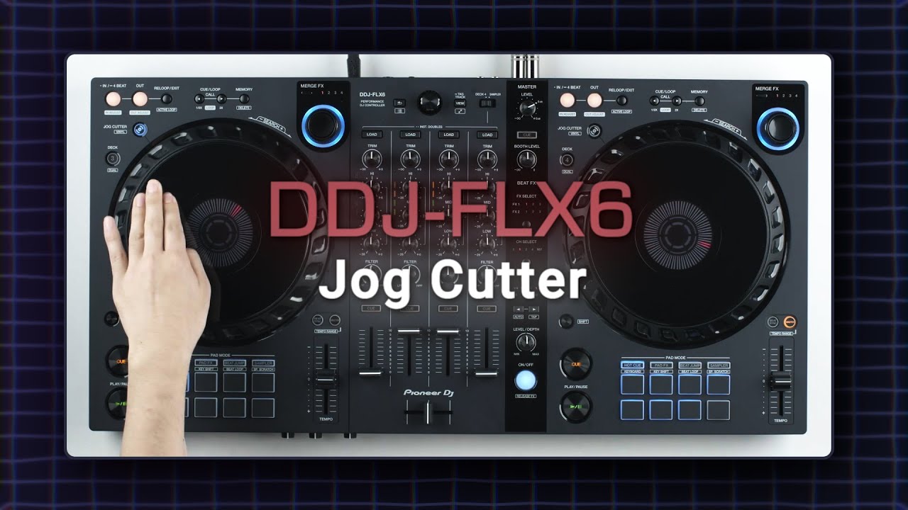 DDJ-FLX6 - 4-channel DJ controller for rekordbox and Serato DJ Pro