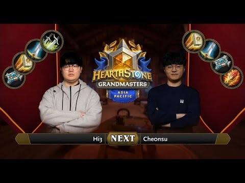 Hi3 vs che0nsu | 2021 Hearthstone Grandmasters Asia-Pacific | Top 8 | Season 1 | Week 6