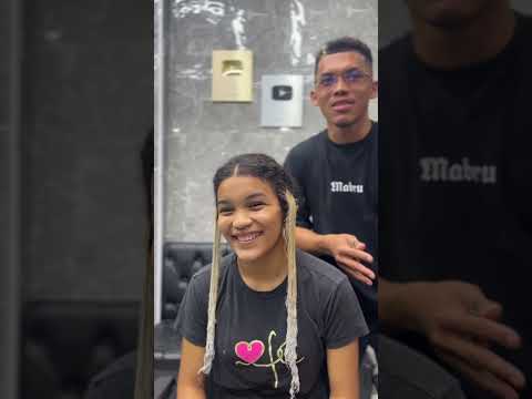 CABELO AZUL 💙-#cabelo #lowfade #barbearia