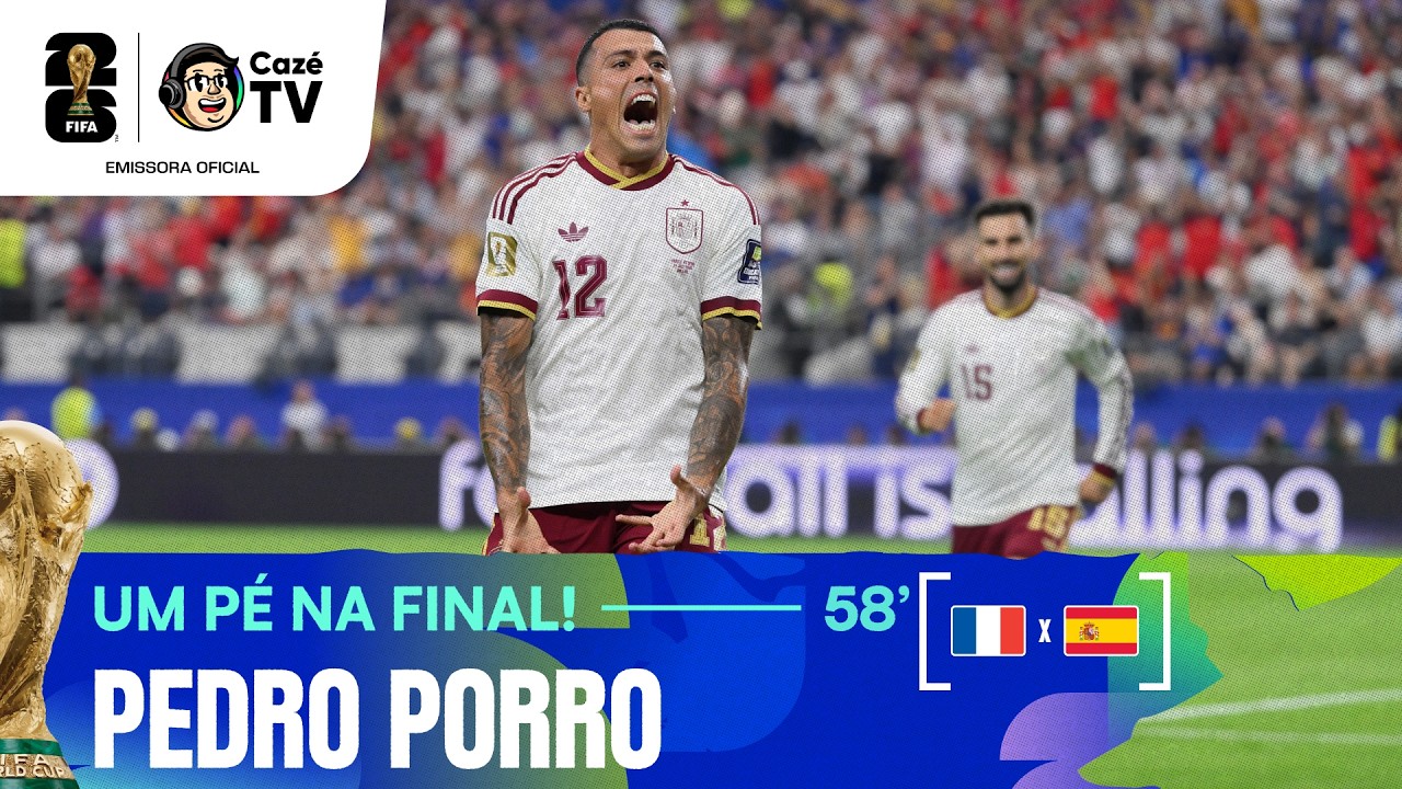 A ESPANHA TÁ DOMINANDO O JOGO! PEDRO PORRO FAZ O SEGUNDO GOL ESPANHOL CONTRA A FRANÇA!