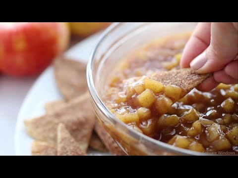 Apple Pie Dip with Cinnamon Sugar Chips | Kitchen Fun With My 3 Sons