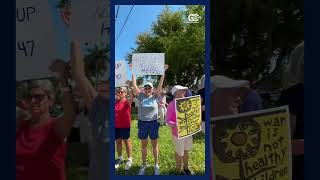 Hundreds gather for 'No Kings' protest in Collier County Saturday morning
