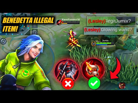 BENEDETTA ILLEGAL ITEM THAT YOU MUST TRY THIS SEASON 24! | TOP GLOBAL BENEDETTA GAMEPLAY | MLBB