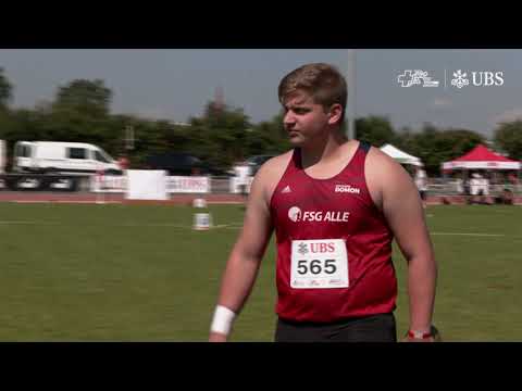 SM U20 / U23 Nottwil 2021 -  Kugelstossen U20 Männer