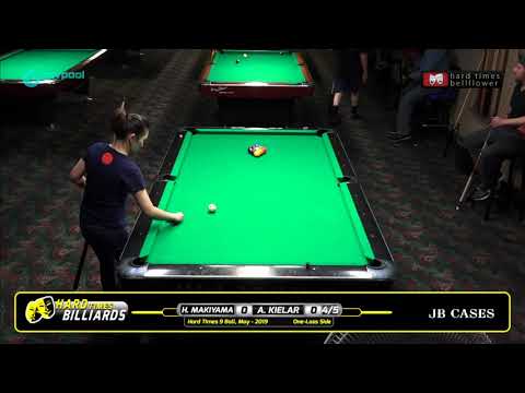 #11 - Hiroko MAKIYAMA vs Adam KIELAR / Hard Times 9-Ball Monthly / May 2019