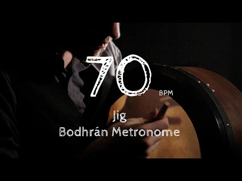 Jig 70 bpm | Bodhrán Metronome | Learn Irish Music