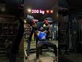 200 kg shoulder press | #shorts #youtubeshorts #bodybuilding