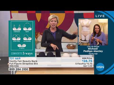 Vanity Fair Beauty Back Full Figure Strapless Bra